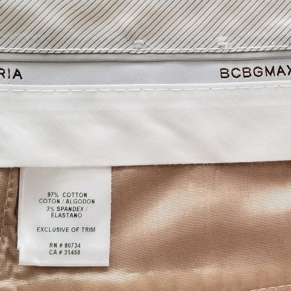 New BCBG MaxAzria White Dress Capris Pants Size 0 - Picture 6 of 6